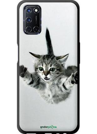 Чехол на oppo a52 летящий котёнок "2322b-1930-2448"