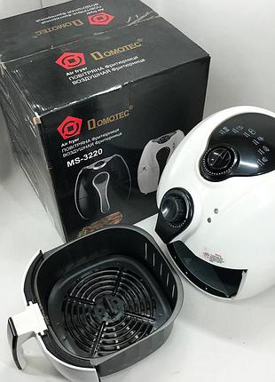 Мультипечь для готовки domotec, фритюрница без масла с дисплеем, аэрогриль без масла и жира hu-25