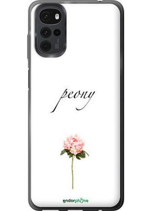 Чехол на motorola g22 пион "4366u-2681-2448"