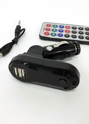 Автомобільний трансмітер/модулятор cm i9, bluetooth фм трансмітер, модулятор для автомобіля. колір: чорний
