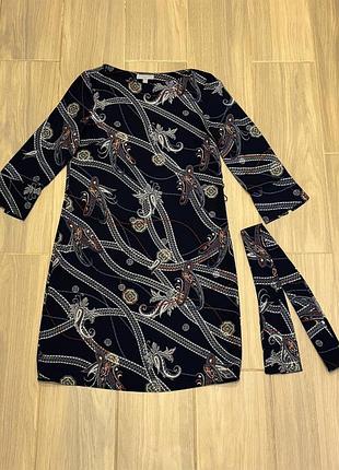 Мини платье h&amp;m с ремнем 5