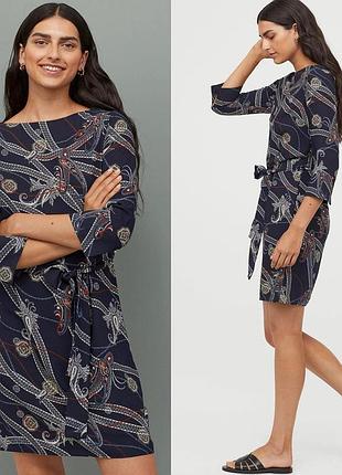 Мини платье h&amp;m с ремнем 2