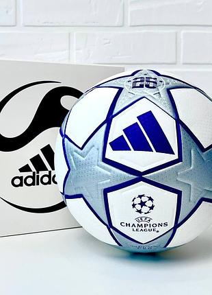 Футбольный мяч adidas лига чемпионов 25/26 в коробке, юбилейный футбольнй мяч adidas uefa champions league 3rd match ball