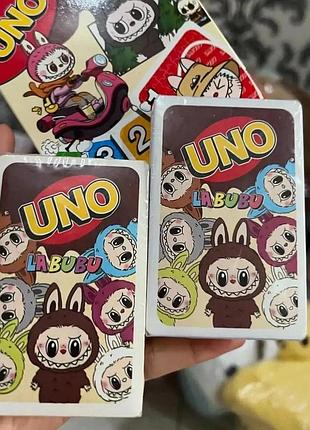 Настольная игра uno labubu (уно лабубу) 3