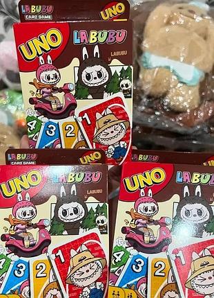 Настольная игра uno labubu (уно лабубу) 4
