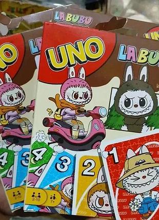 Настольная игра uno labubu (уно лабубу) 5