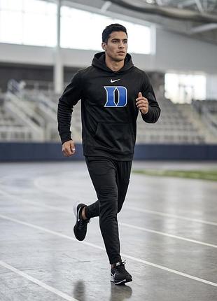 Чоловіче худі nike therma-fit duke blue devils чорне розмір l оригінал