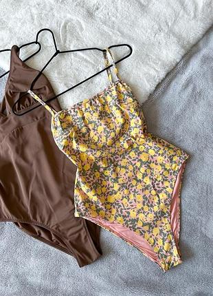 Купальник в цветы h&amp;m