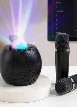 Караоке-система z1 з bluetooth колонкою і 2 бездротовими мікрофонами для дому та вечірок