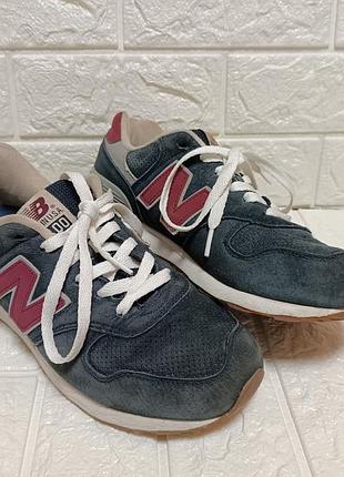 Мужские кроссовки new balance made in us, темно-синие - 40 размер