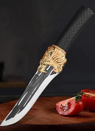 Кухонный нож из нержавеющей стали 27,5 см. чехол