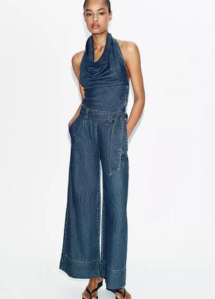 Комбінезон жіночий синій zara new