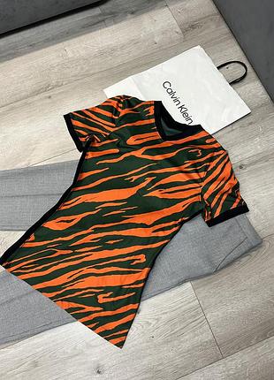Спортивна футболка nike dry gx, зелено-помаранчева