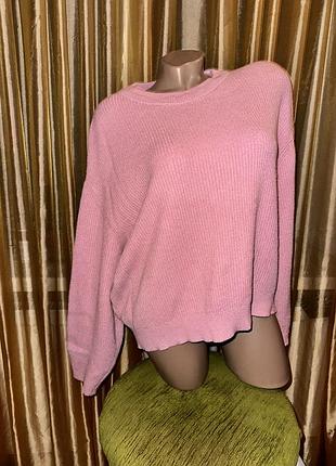 Pull&bear l жіноча кофта светр рожева 2
