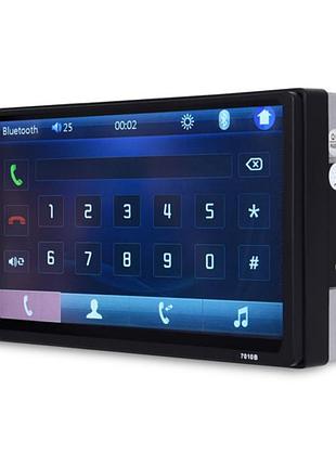 2din автомагнитола 7010 bluetooth авто магнитола с большим сенсорным экраном и входом под камеру