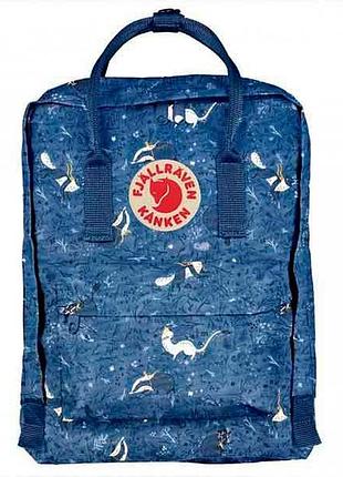 Рюкзак fjallraven kanken classic art 16 л зеленый (fk16-48)