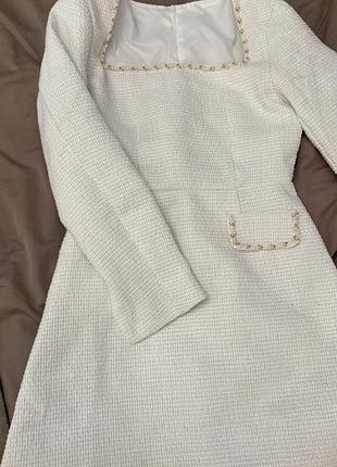 Платье zara белое 4