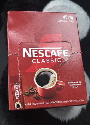 Кофе в стиках nescafé classic
