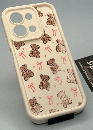 Чохол для xiaomi redmi 15c 4g з малюнком метелики закритою камерою силіконовий протиударний