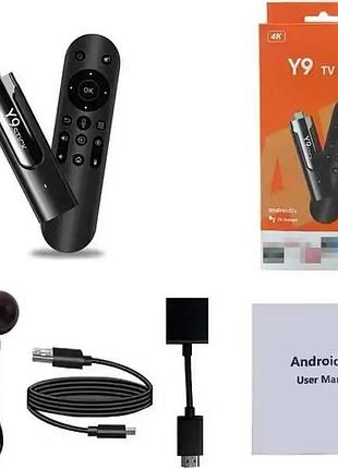Смарт тв приставка m98 y10 android tv 12, wi-fi 2.4/5 ггц, 2/16 гб, голосовое управление