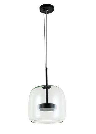 Підвісний світильник 909xl157-1 led (220) bk+cl