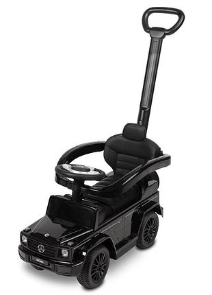 Машинка для катания caretero (toyz) mercedes g350 d с родительской ручкой black