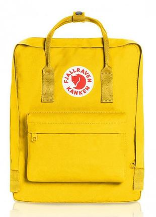 Рюкзак kanken fjallraven 16л classic сумка портфель качественный оригинал 2024 канкен с лисой желтый
