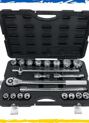 Набор торцевых ключей ks tools 3/4" 21 шт, хром-ванадиум (911.0752)