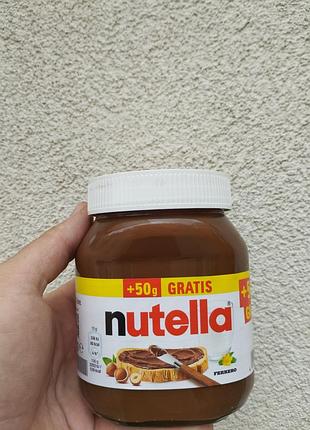 Шоколадно-горіхова паста nutella 500 г — оригінальна паста з какао та лісовими горіхами