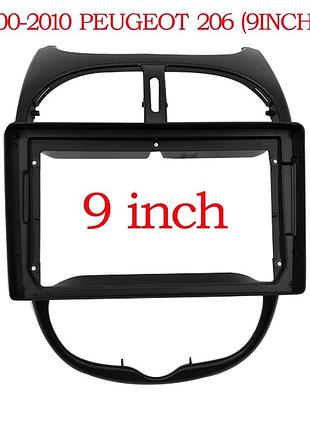 Переходная рамка 2din peugeot 206 2000-2010 (0015)