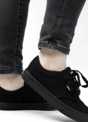 Кеди  чорні vans