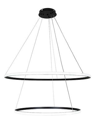 Люстра 7529833-2a black led (600+800)