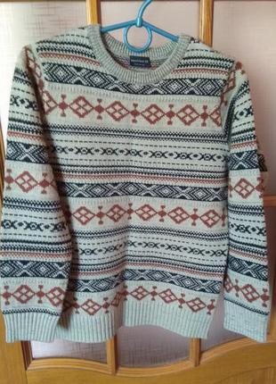 Жакардовый светр