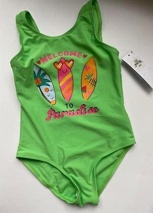 Яркий купальник девочке от primark разм 104