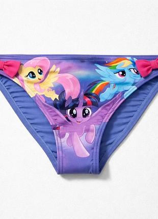Детские плавки для девочки disney my little pony 128 см (8y)