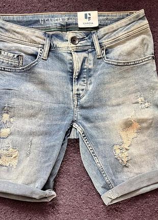 Новые мужские молодёжные джинсовые шорты garcia jeans