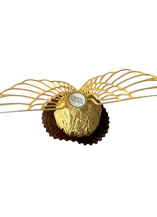 Декорация золотой снитч для вечеринки и праздника ferrero rocher 3d печать