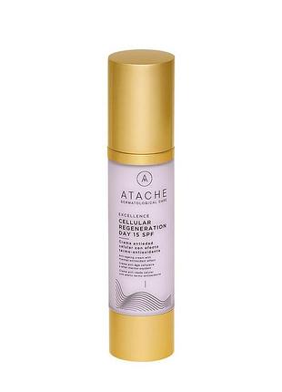 Дневной антивозрастной крем с термоантиоксидантным эффектом atache excellence cellular regeneration day spf 15
