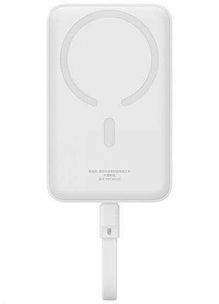 Портативна батарея baseus magnetic mini 30w 10000mah white