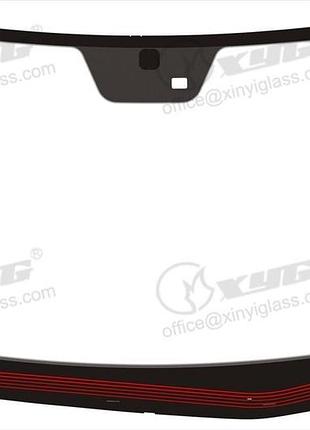 Лобовое стекло kia magentis ii/optima ii 2006-2008 с датчиком, подогревом щеток и креплением - киа маджентис