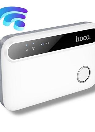 Wi-fi кишеньковий роутер hoco hi41 4g wifi 6, 150mbps кишеньковий 4g модем для швидкого інтернету
