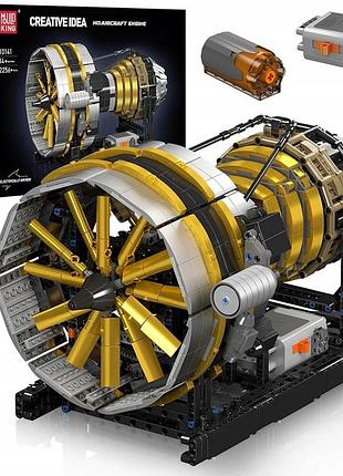 Конструктор авиационный двигатель «motorised turbine engine» mould king моторизированный , 2256 деталей