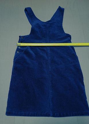 Roman   size 10  темносиній вельветовий  сарафан 
99% cotton 1% elastane