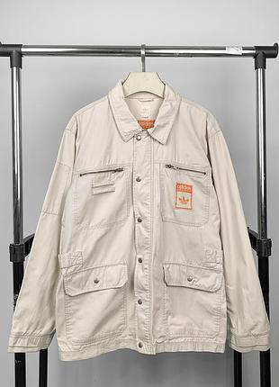 Винтажная куртка ветровка adidas safety safari cargo