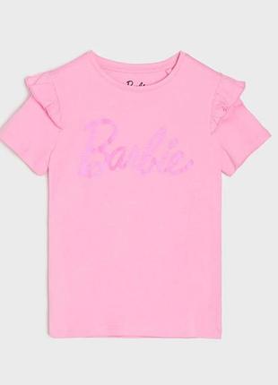 Футболка для девочки на рост 98 см, barbie, sinsay