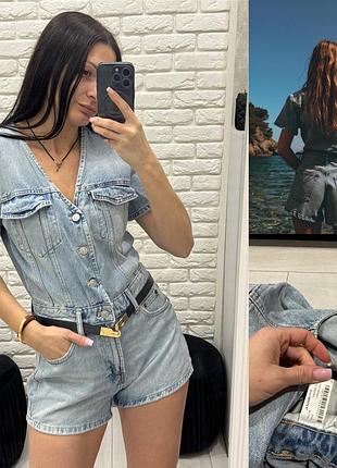 Джинсовий комбінезон zara