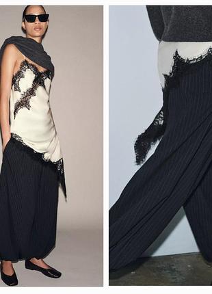 Новые эффектные трендовые алладины, шаровары zara