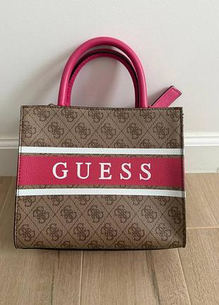Guess женская бежевая сумка, жіноча сумка