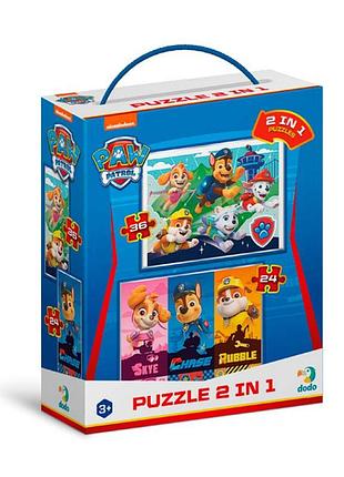Пазл 2 в 1 dodo paw patrol «такие хорошие щенки» 200561 200561
