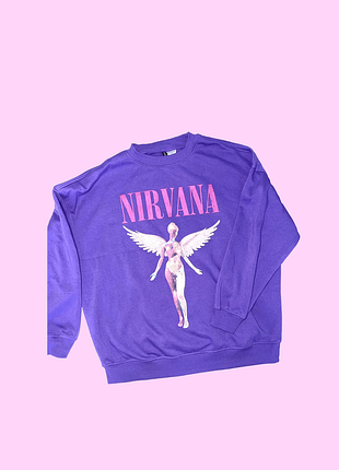 Світшот nirvana рок мерч 2